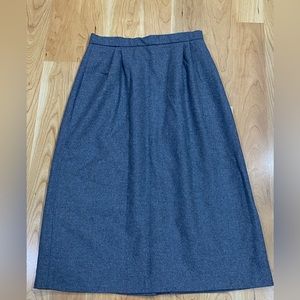 Women’s Vintage Retro Skirt Royce Ltd. New York Wool, Grey Lined current size 10